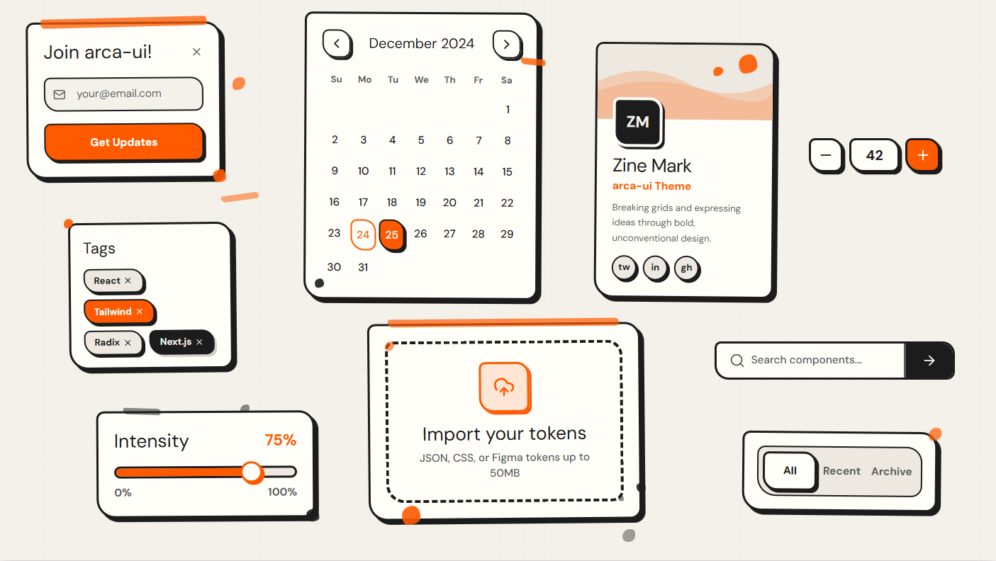 Zine Mark theme preview